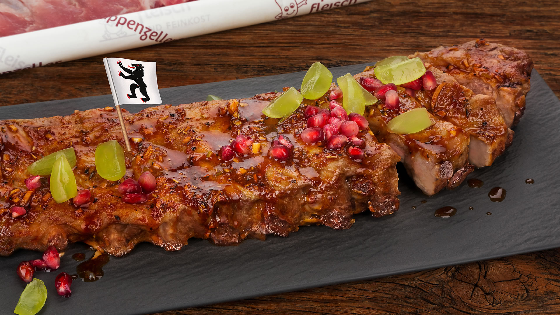 Appenzeller Fleisch und Feinkost – Spareribs aus dem Ofen vom Appenzeller Mokenschwein